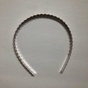 Silver Plastic Kids One Size Headband